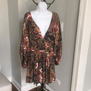 Free People floral mini